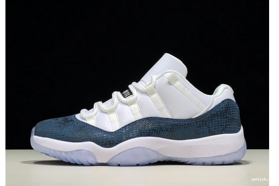 Rep EP Jordan 11 Low 'Blue CD6846-102 Air Snakeskin' CD6846-102 0107
